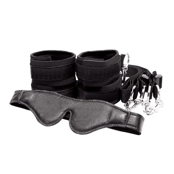 SexShop - Sportsheets Fantasy Restraint Kit – Zestaw do bondage – skóra - online
