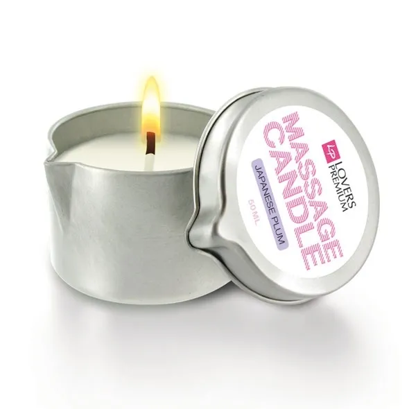 SexShop - Świeca do masażu LoversPremium Massage Candle - Śliwka japońska - online