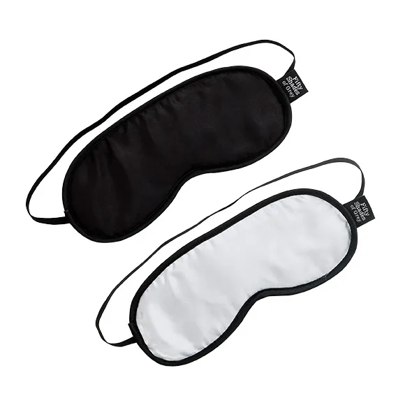 SexShop - Pięćdziesiąt twarzy Greya Soft Blindfold Twin Pack - Satynowa opaska na oczy 2sztuki - online