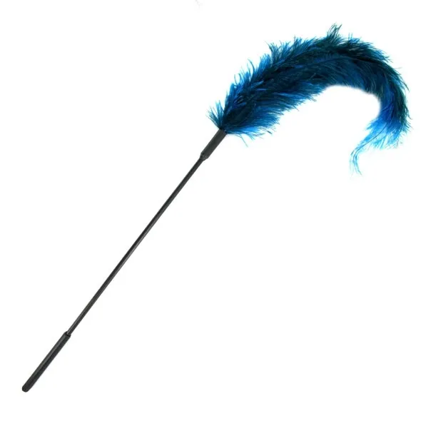SexShop - Sportsheets Ostrich Tickler – Miotełka strusie pióro niebieski - online