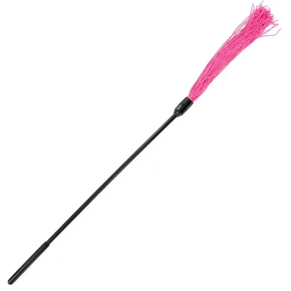 SexShop - S&M Rubber Tickler – Gumowy pejczyk różowy - online
