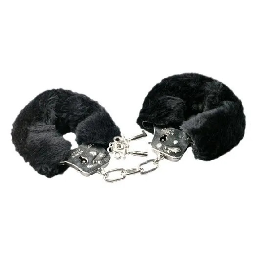 SexShop - Handcuffs Black – Klasyczne kajdanki z futerkiem - online