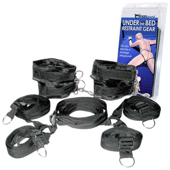 SexShop - Manbound Under the Bed Restraint System – Taśmy do krępowania do łóżka dla gejów - online