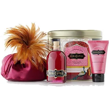 SexShop - Zestaw erotyczny - Treasure Trove strawberry KAMASUTRA - online