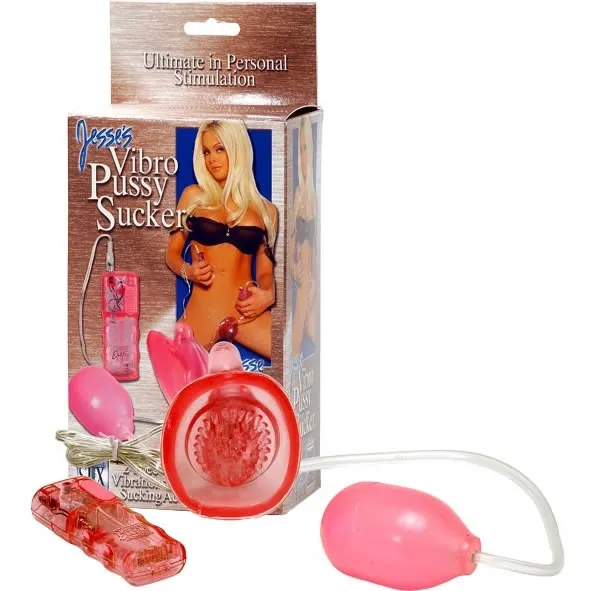 SexShop - Stymulator łechtaczki z pompką JESSE'S VIBRO PUSSY SUCKER - online