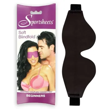 SexShop - Czarna Maska na oczy -  Soft Blindfold - online