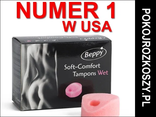 SexShop - Tampony Beppy Wet mokre bez sznurka - Bieganie, pływanie, sauna, seks 8 szt. - online
