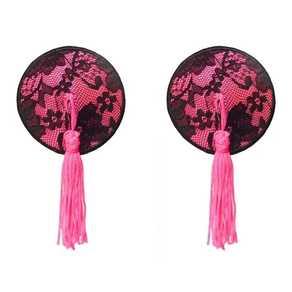 SexShop - Kopia Nakładki na sutki Nippies Gold - czerń na różu - online