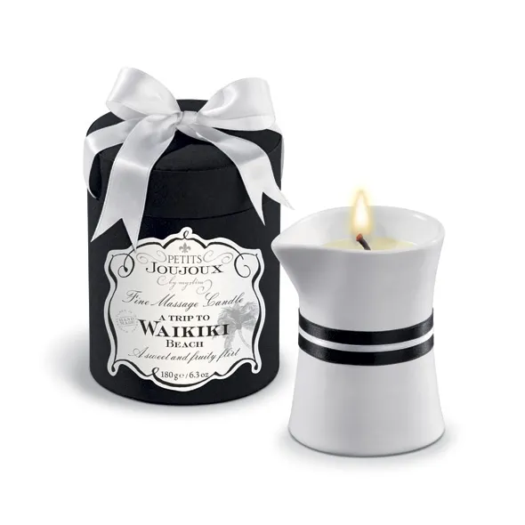 SexShop - Świeca do masażu - Petits Joujoux Massage Candle 180g kokos - online