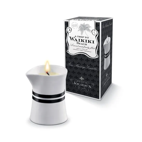 SexShop - Świeca do masażu - Petits Joujoux Massage Candle 120g kokos - online