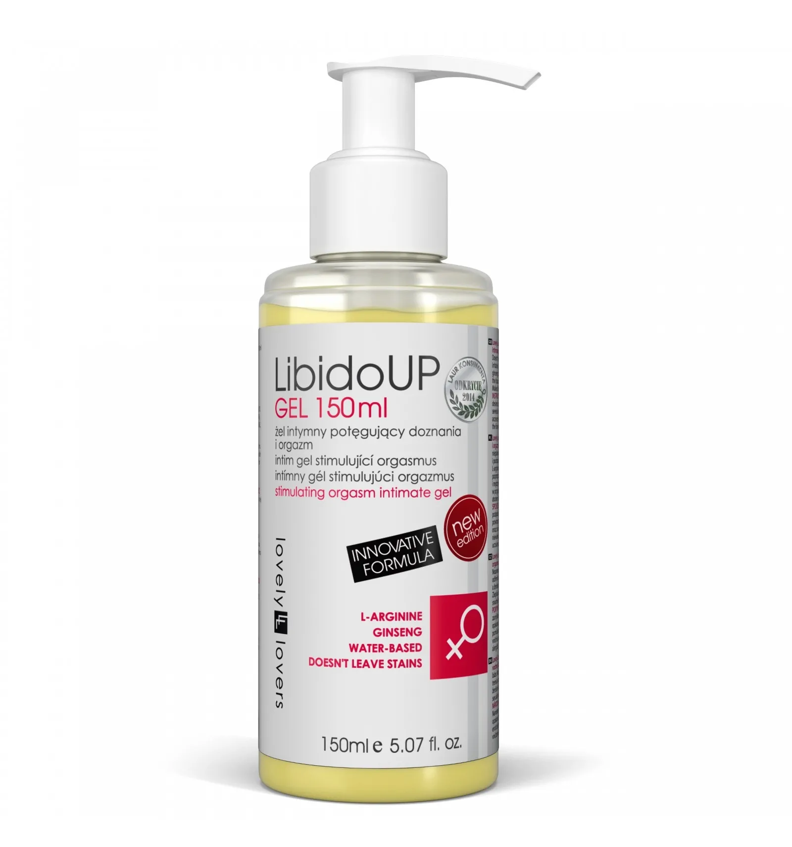 Na pobudzenie orgazmu - Lovely Lovers LibidoUP Gel 150 ml