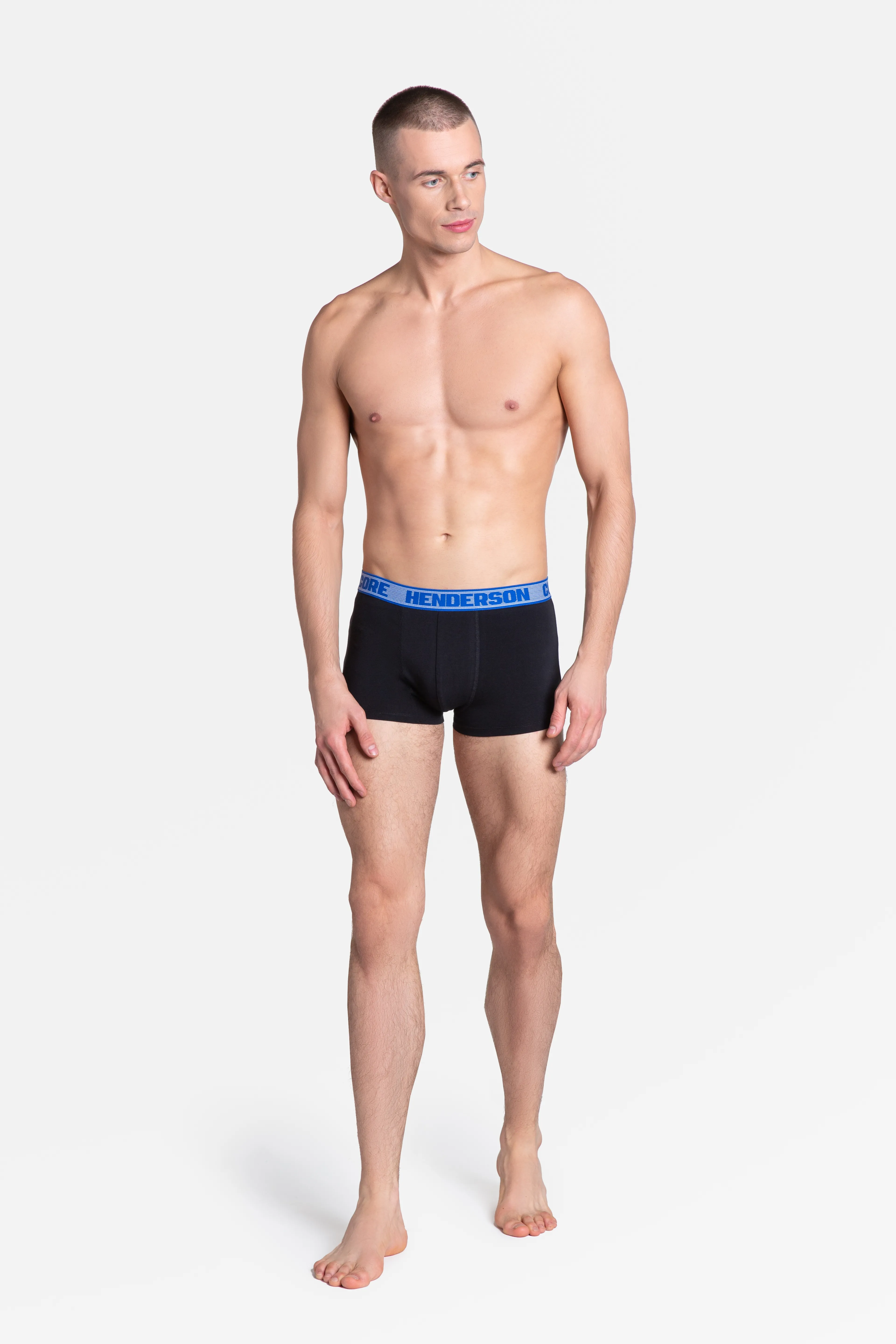 Bokserki Lynx 38833-MLC Zestaw 2 sztuk Czarno-Szare