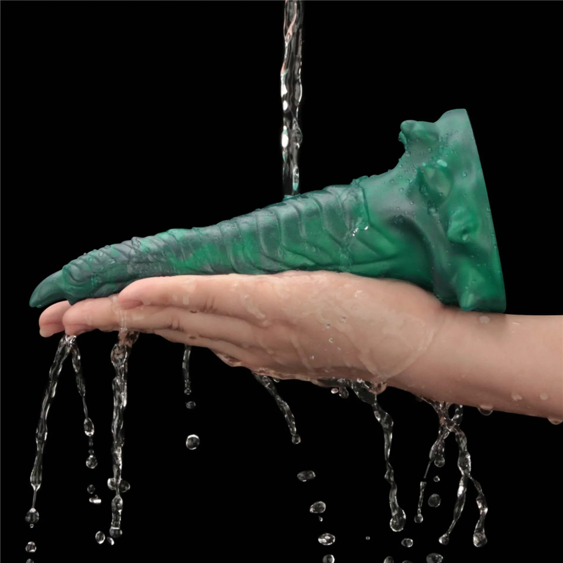 Savage Charm Double-Claw Vibrating Silicone Dildo