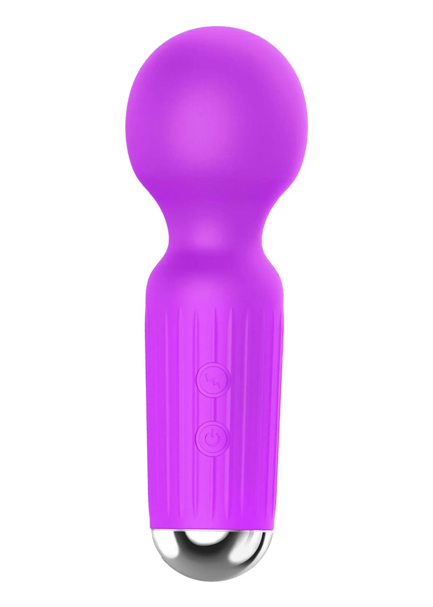 Stymulator-Rechargeable Mini Masager USB 20 Functions - Purple