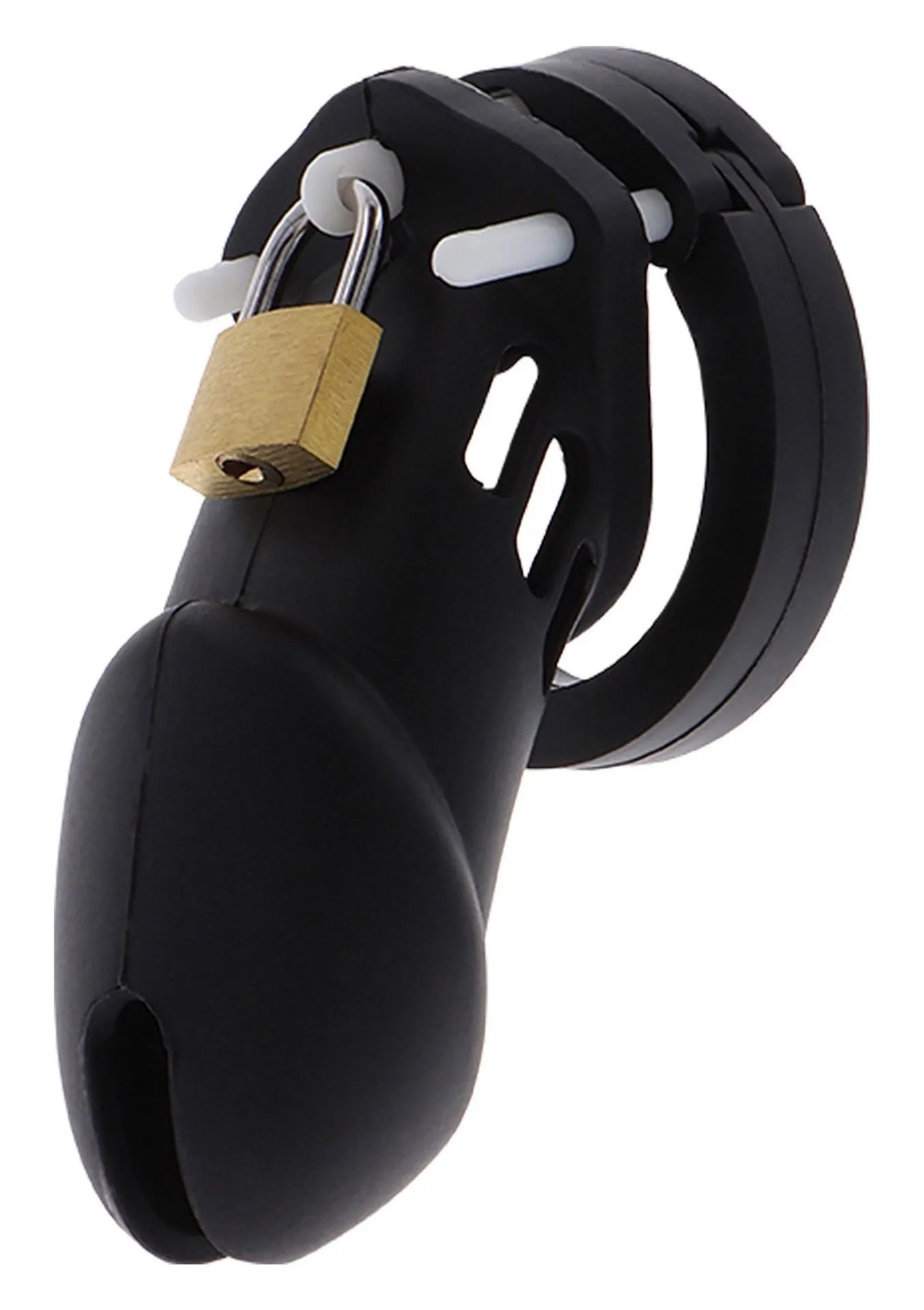 Chastity Cock Cage Slicone L Black