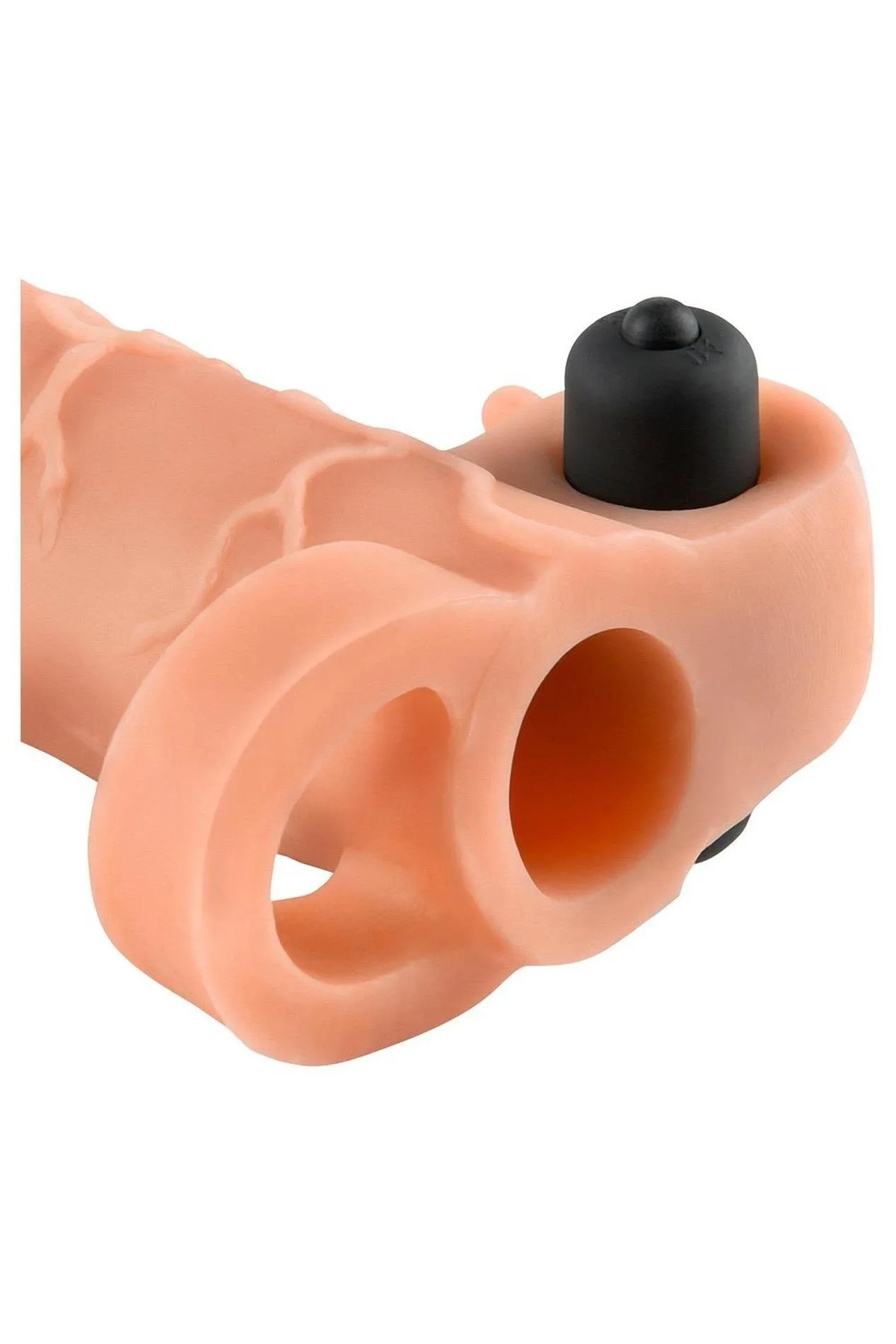 FANTASY X-TENSIONS VIBRATING REAL FEEL 2 INCH EXTENSION LIGHT