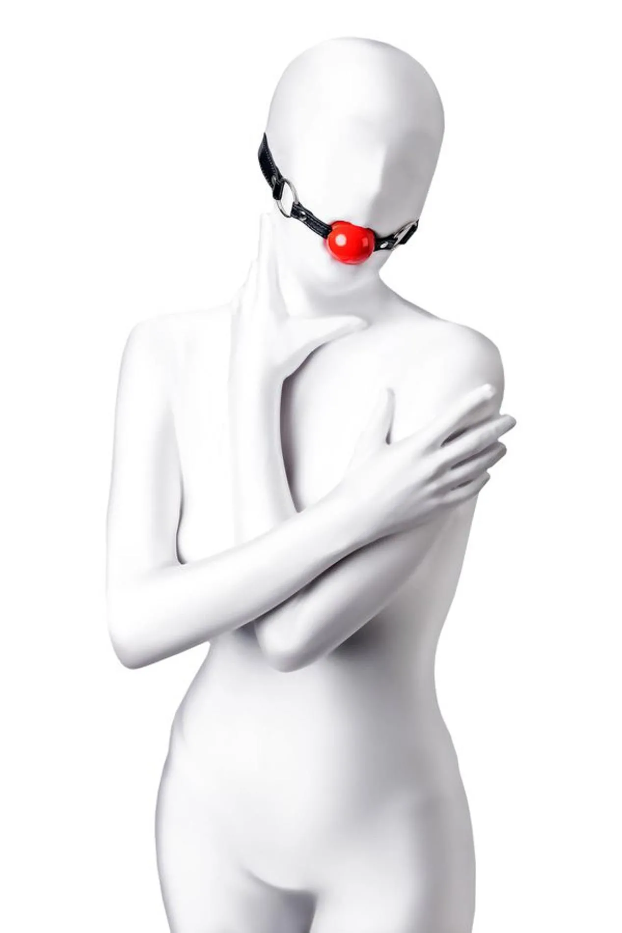Anonymo gag, TPR, red, 64 cm