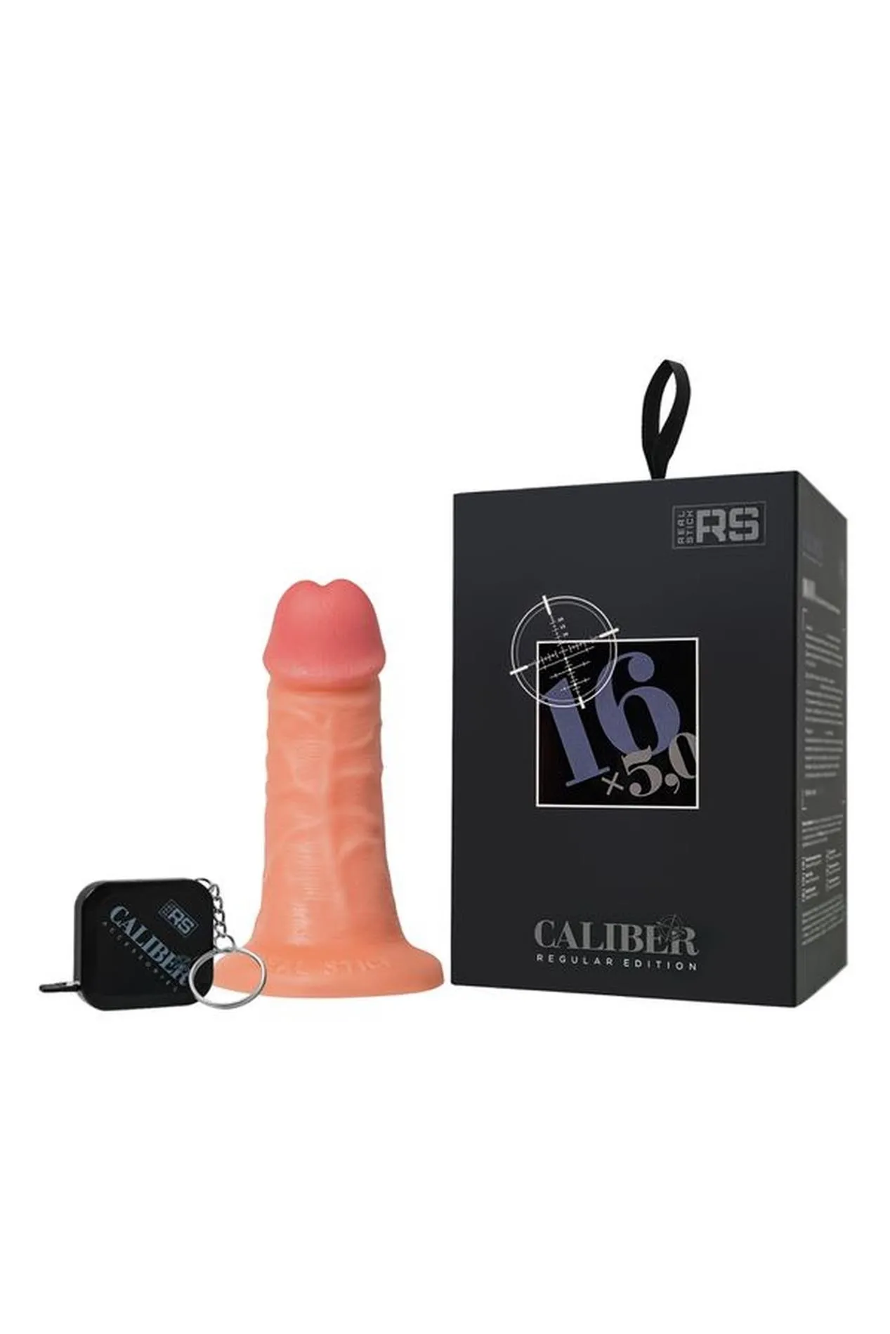 Realistic dildo Caliber 16/5 , PVC, flesh,  length 16cm, diameter 5cm