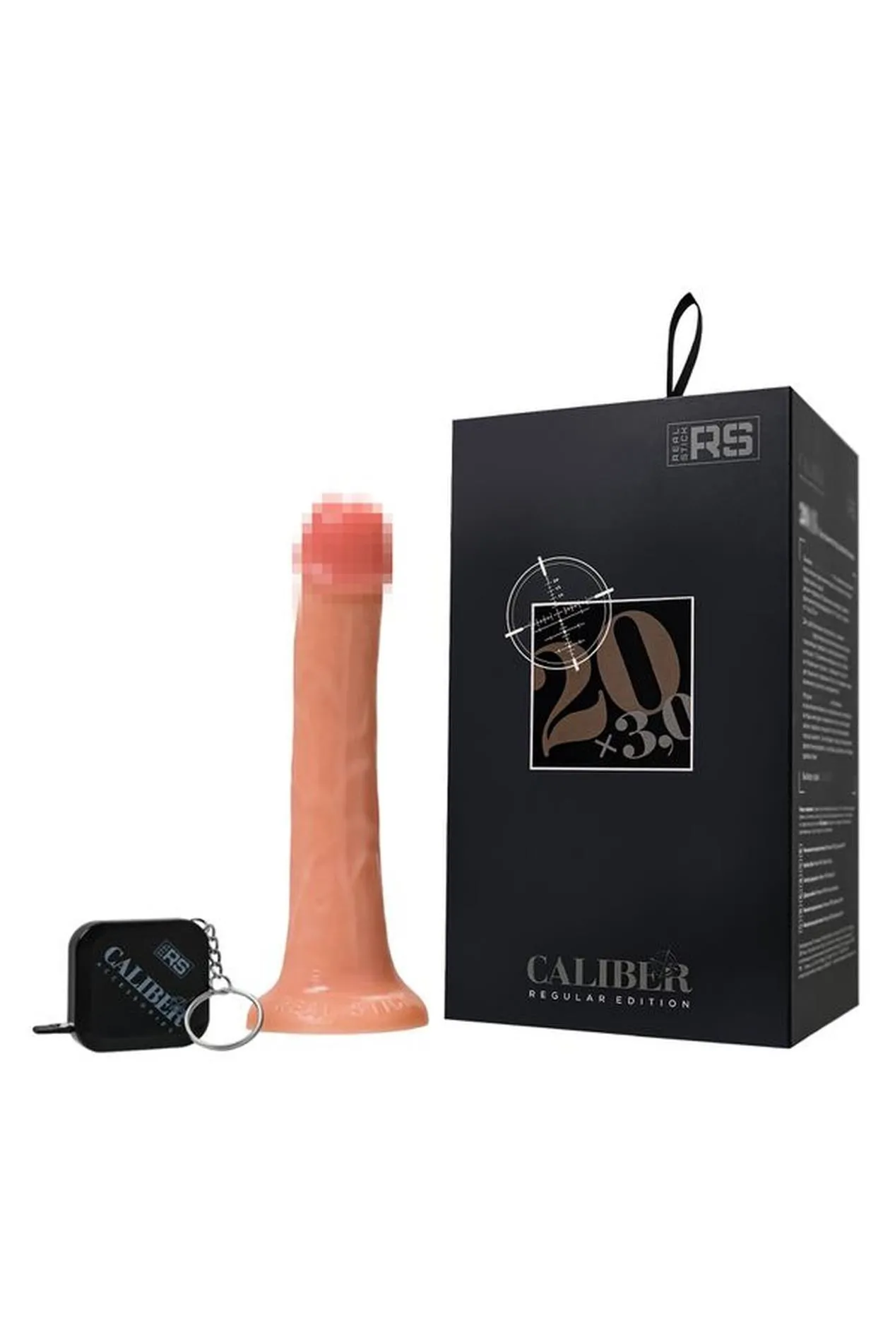 Realistic dildo Caliber 20/3 , PVC, flesh,  length 20cm, diameter 3cm