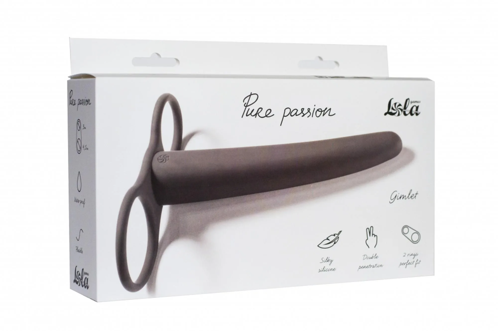 Pure Passion Gimlet Double Penetration Nozzle black