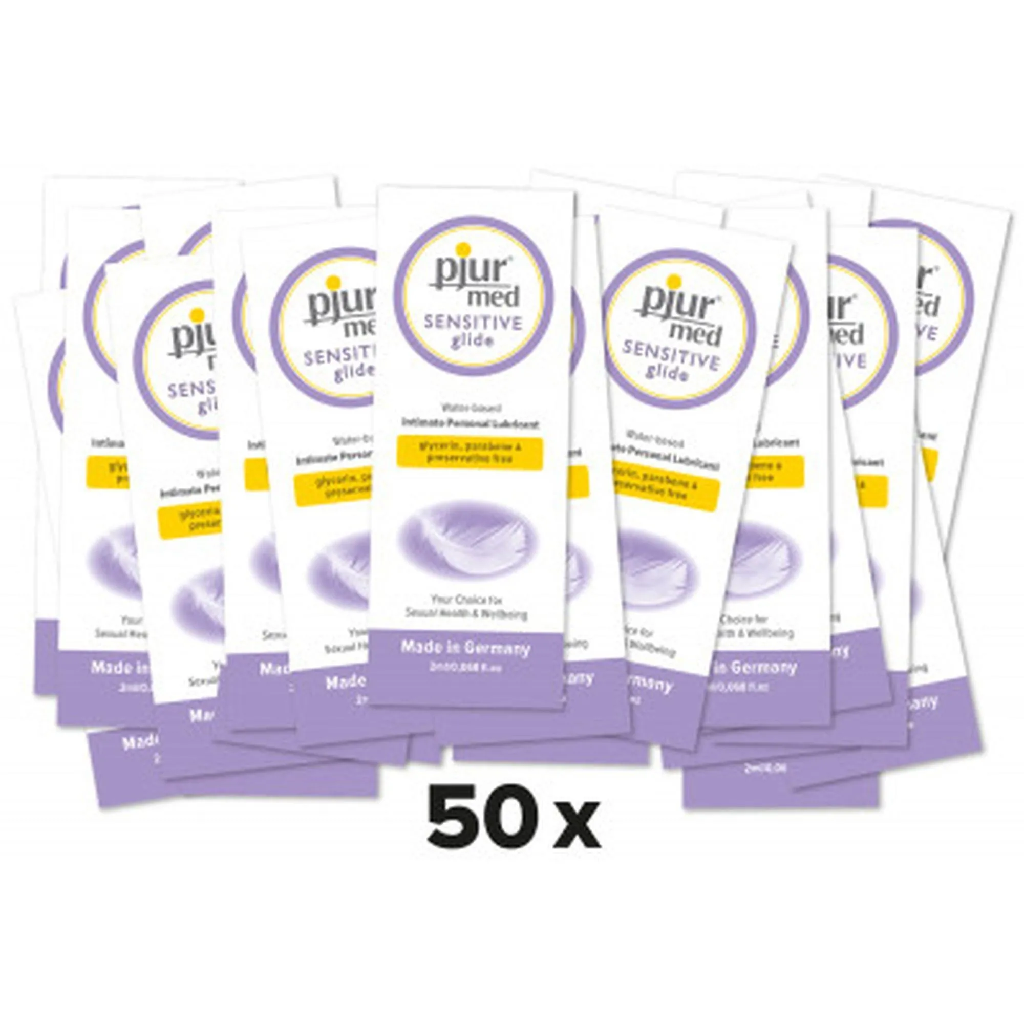 Pjur 2 ml-MED Sensitive glide - 50 sztuk