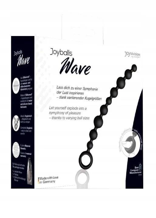 Plug-Joyballs anal Wave, long, black