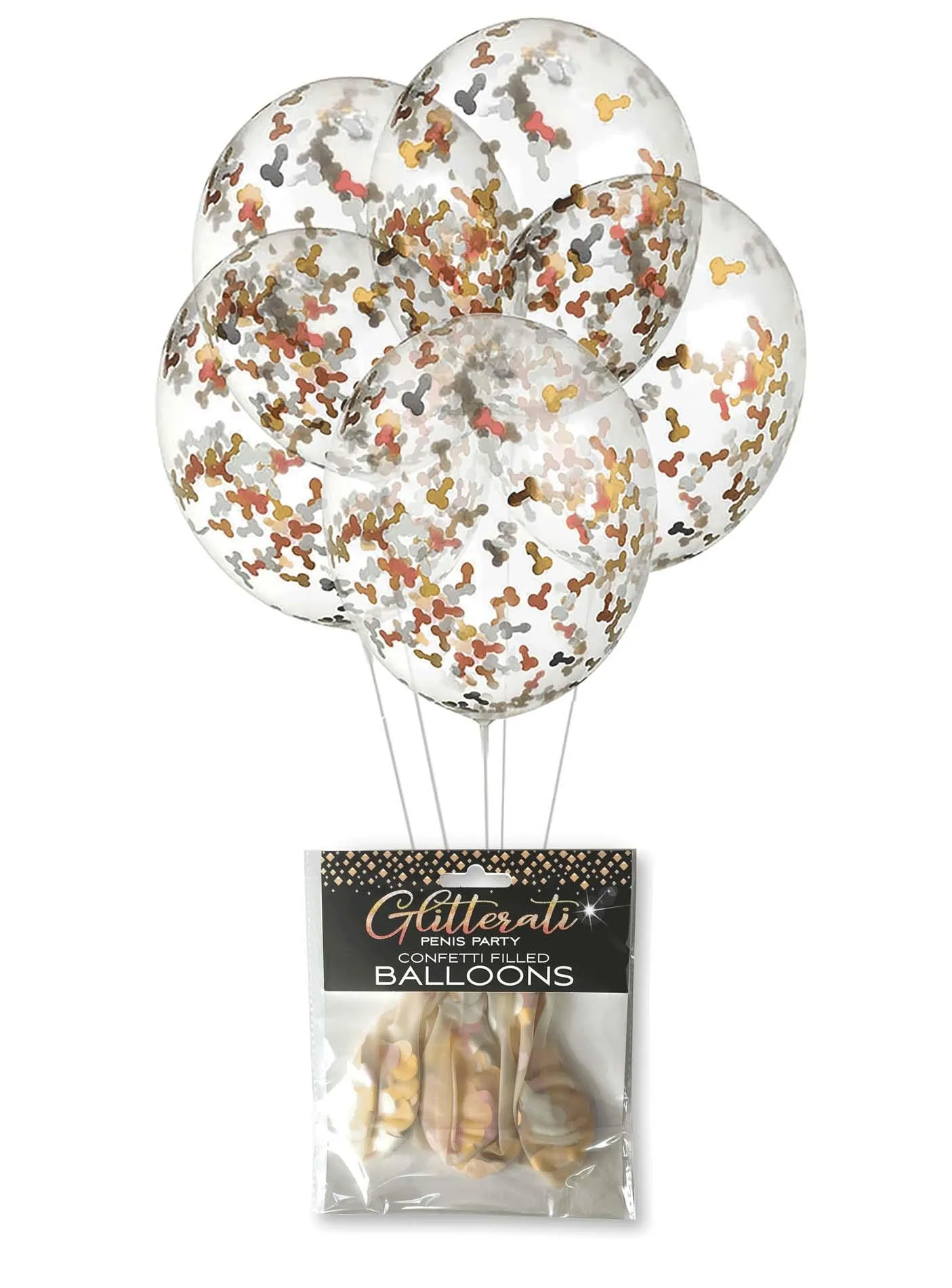 GLITTERATI, Penis Confetti Balloons