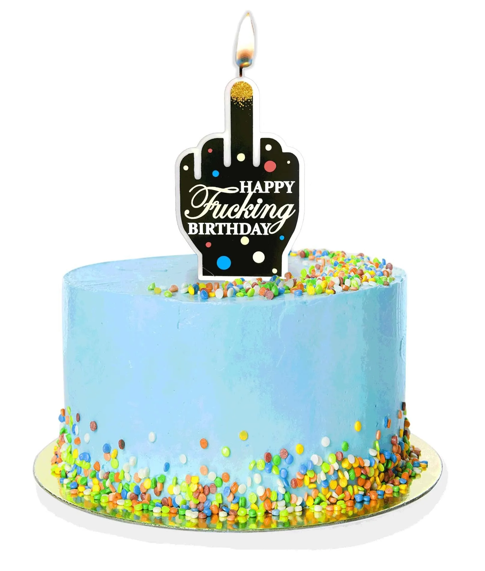 Happy F’ing Birthday Candle