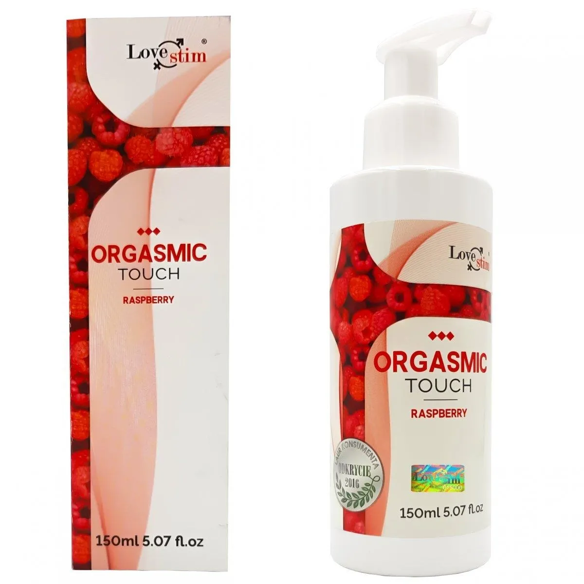 ORGASMIC TOUCH RASPBERRY 150 ml