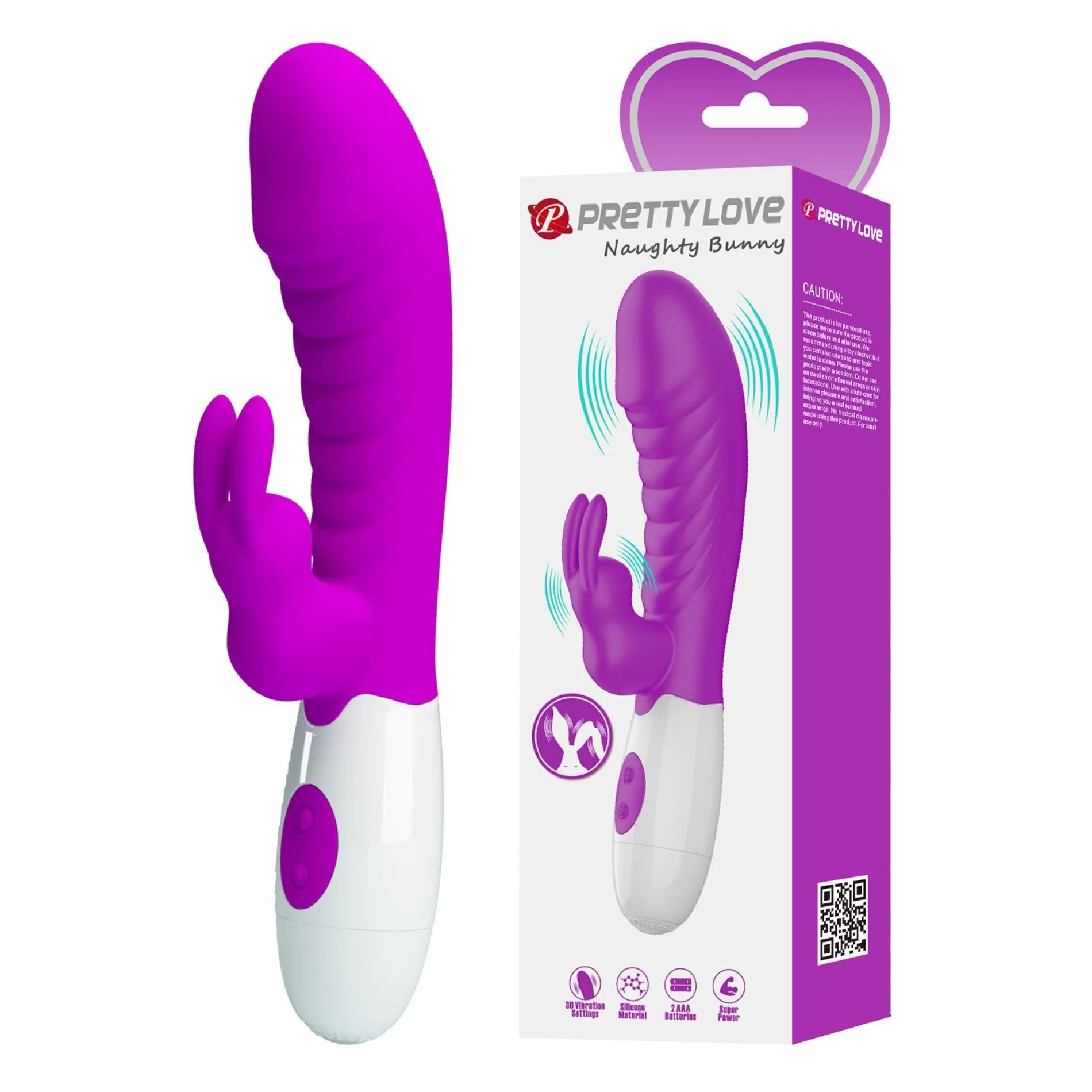PRETTY LOVE - Naughty Bunny 30 functions Purple