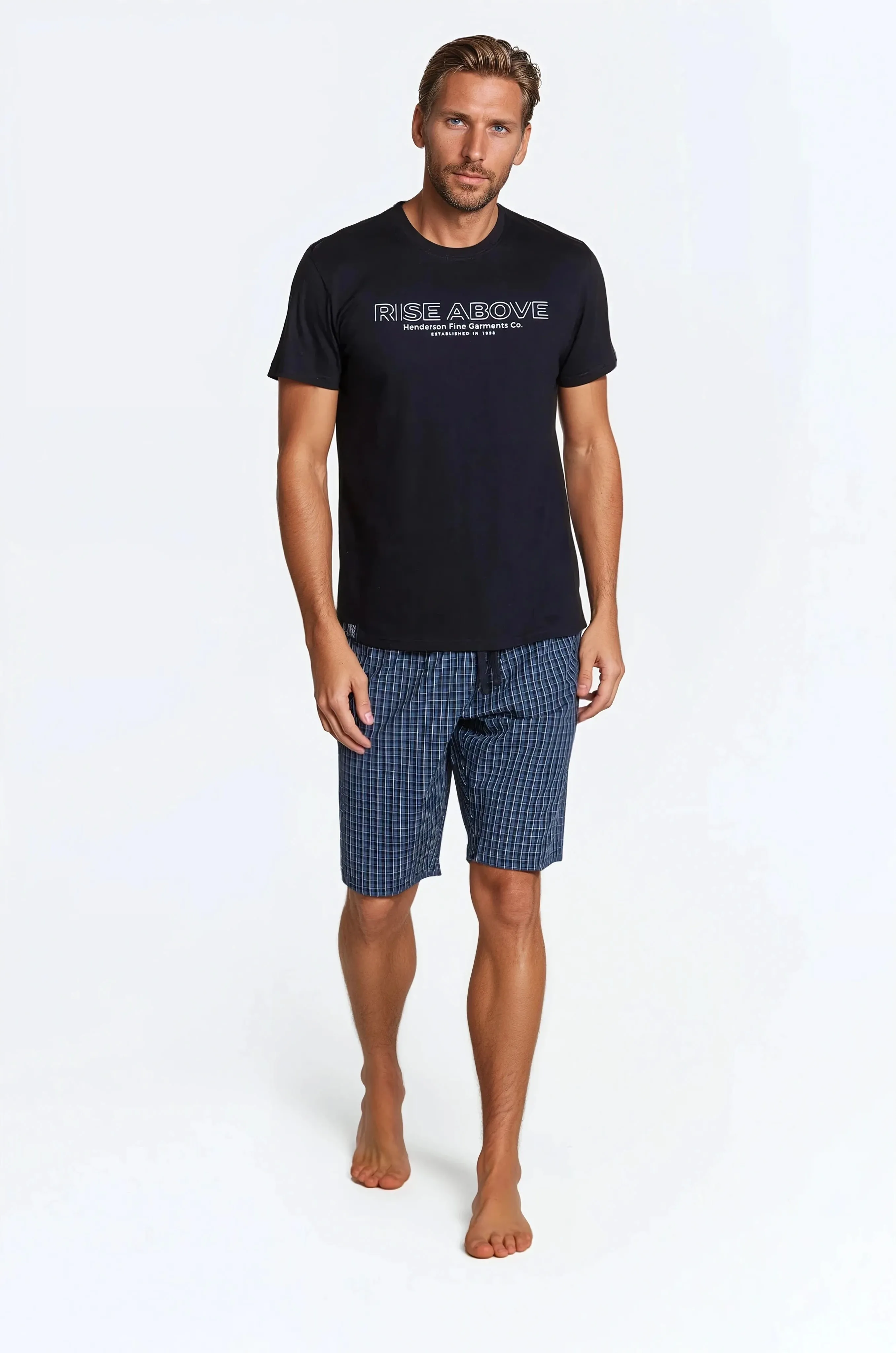 Piżama Dojo 38883-99X Czarno-Granatowa