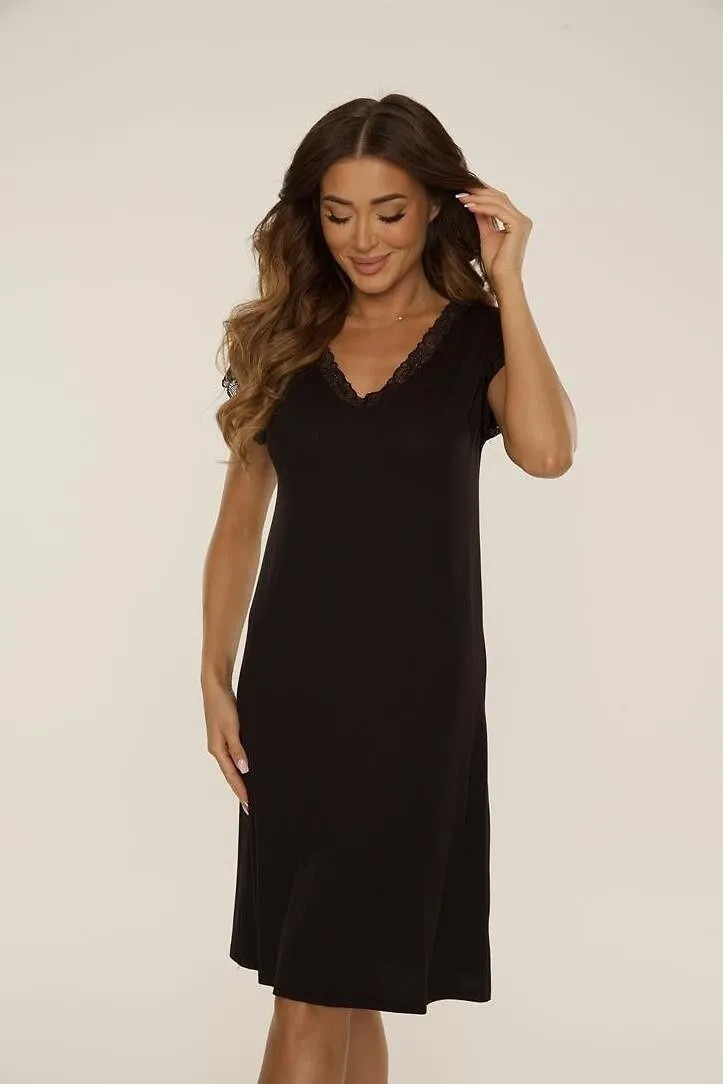 Koszula nocna Hazel 816 Czarna