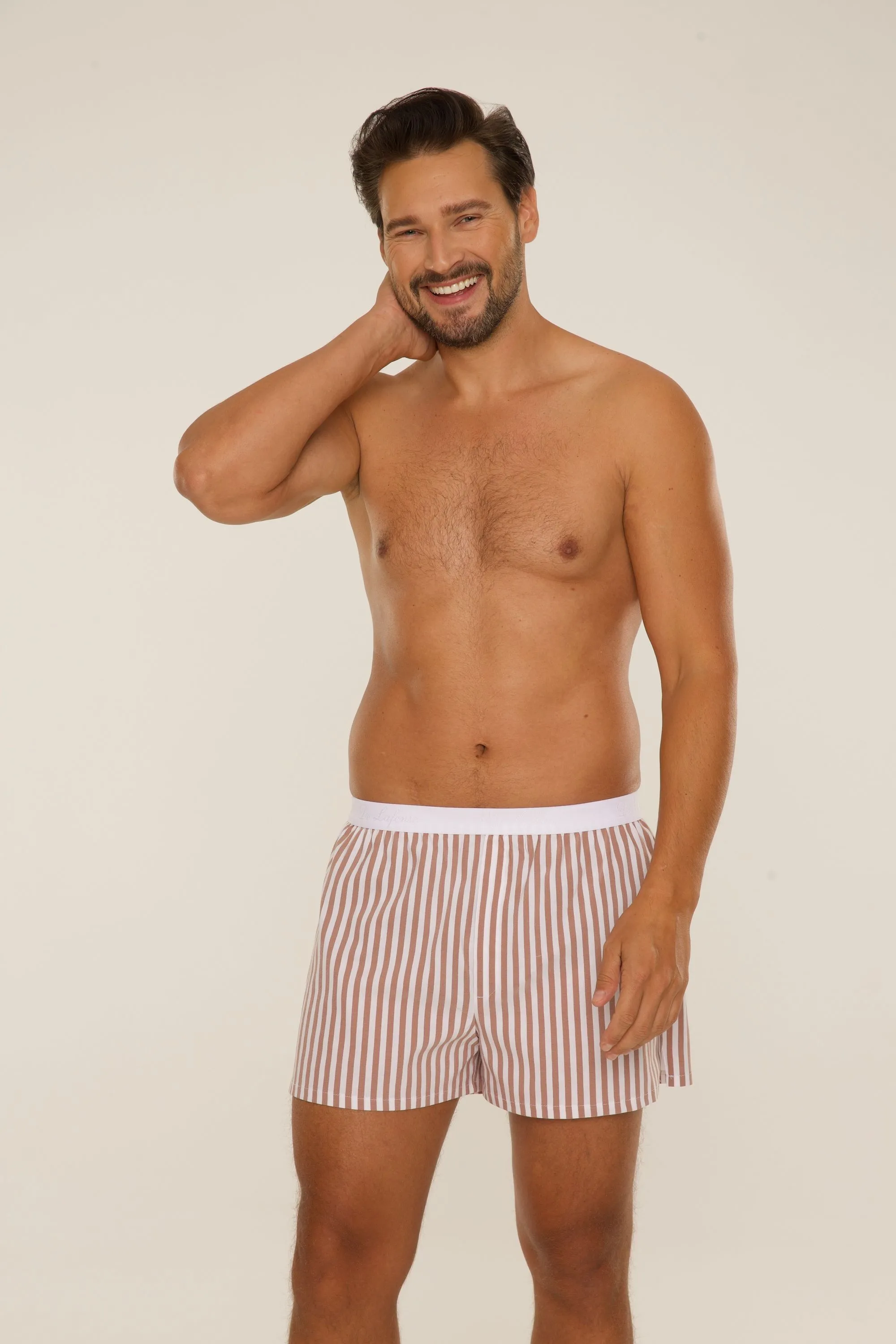 Bokserki Taylor 826 Brązowe