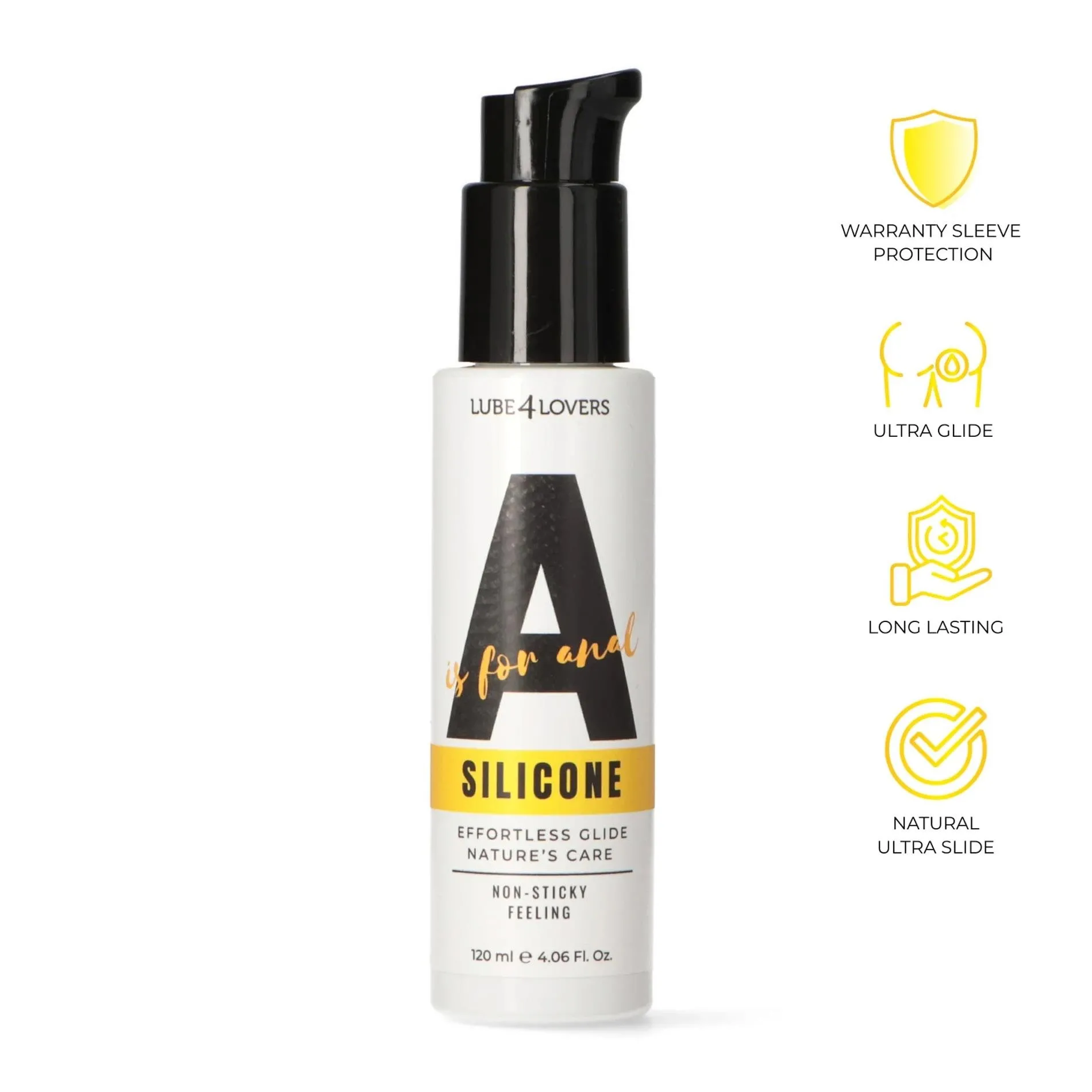 A is for Silicone – Professional Silicone-Based Anal Lubricant 120 ml