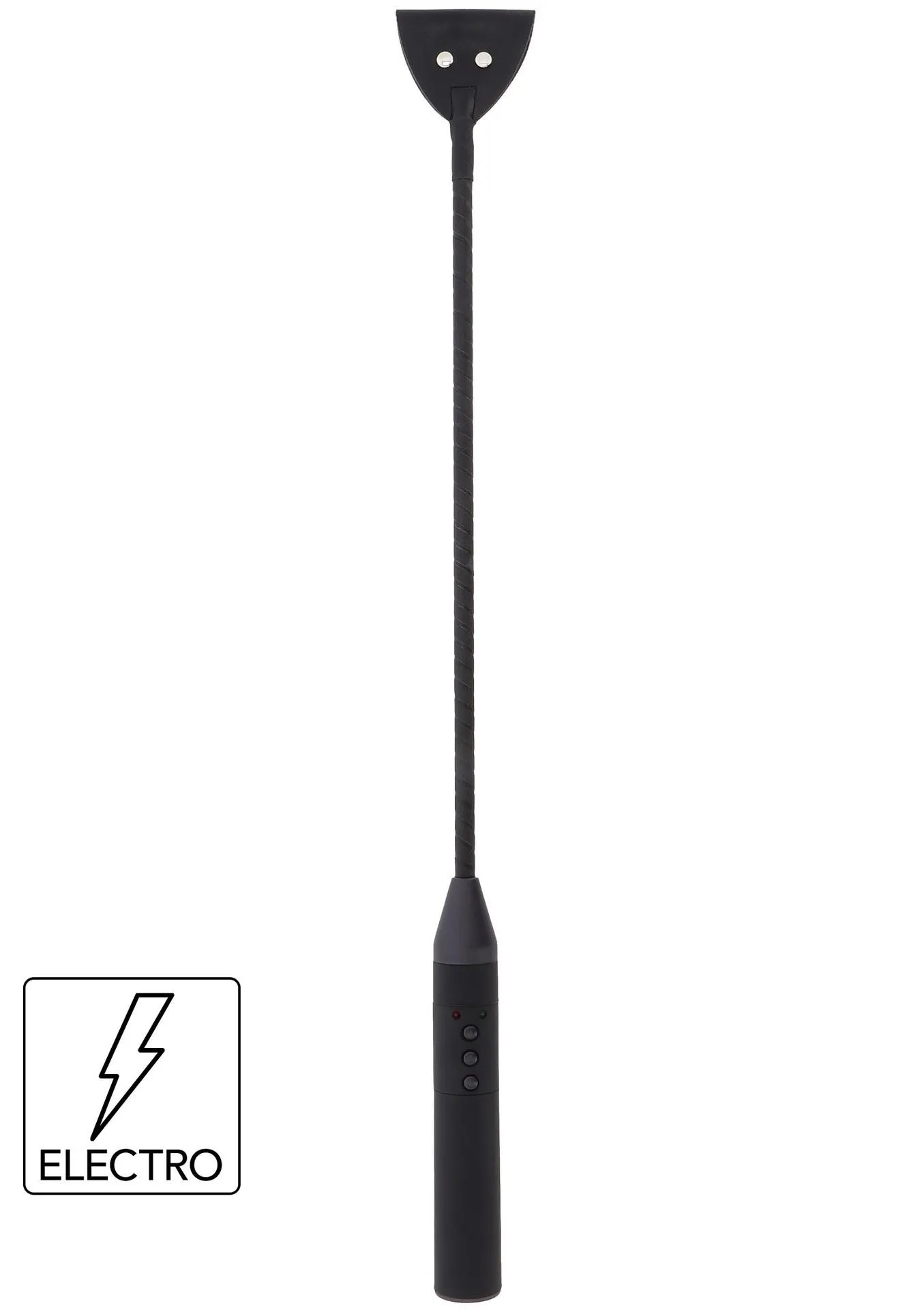 Electro Shock Riding Crop Black