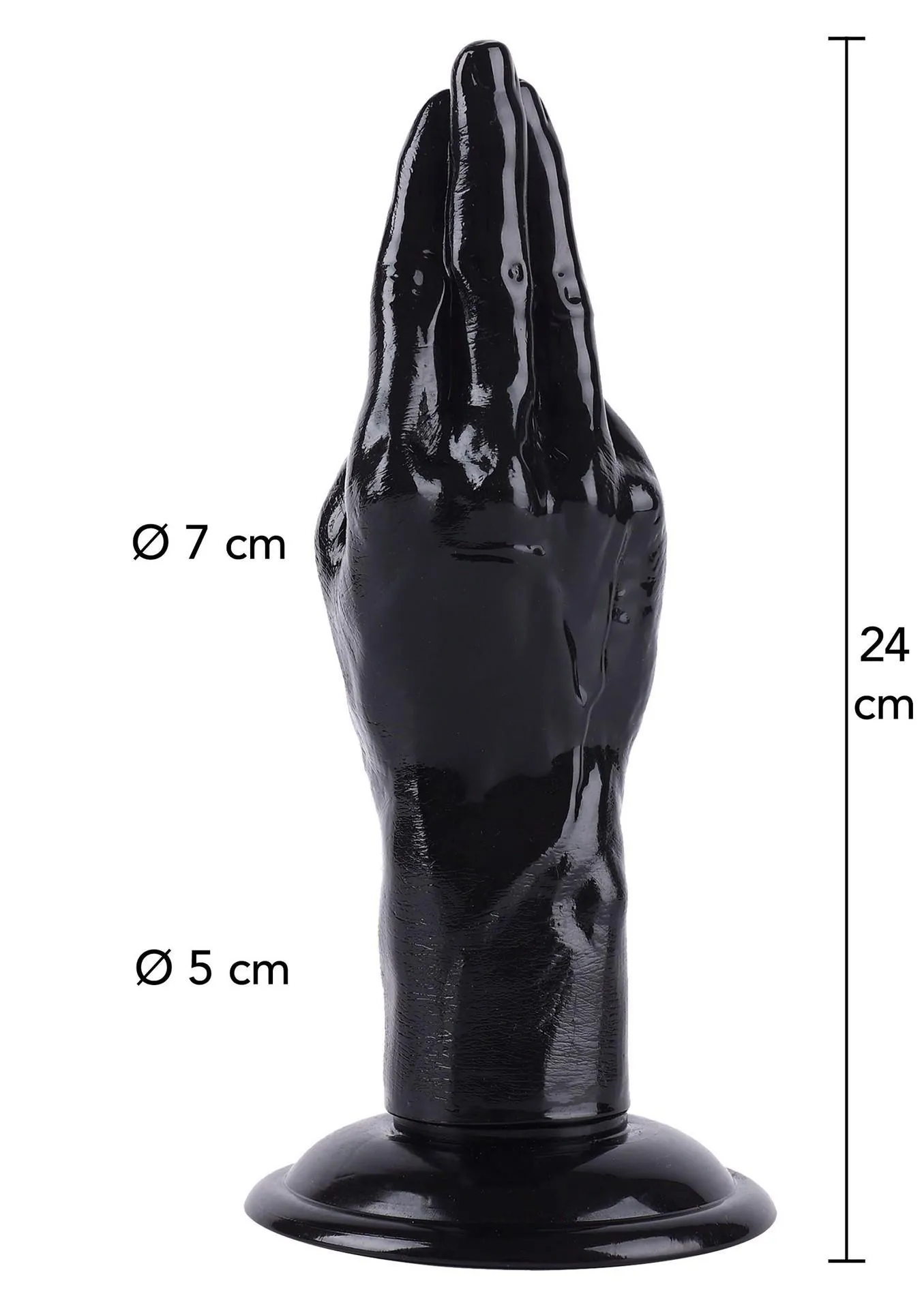 Hand Fucker XL 24cm Black
