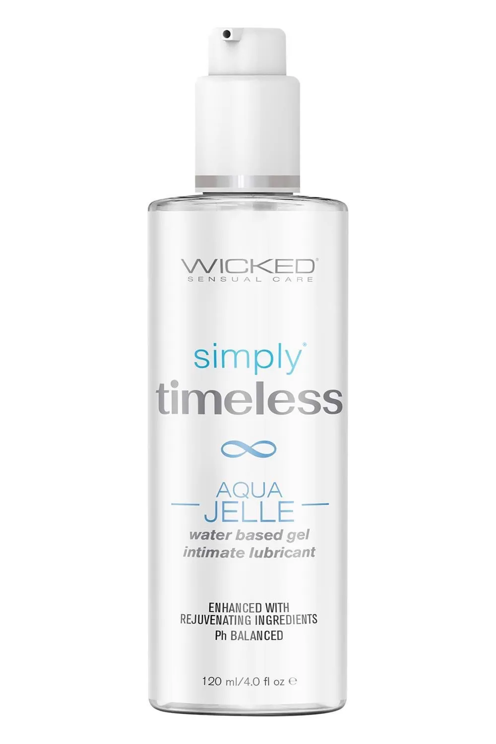 WICKED SIMPLY TIMELESS AQUA JELLE LUBRICANT 120ML