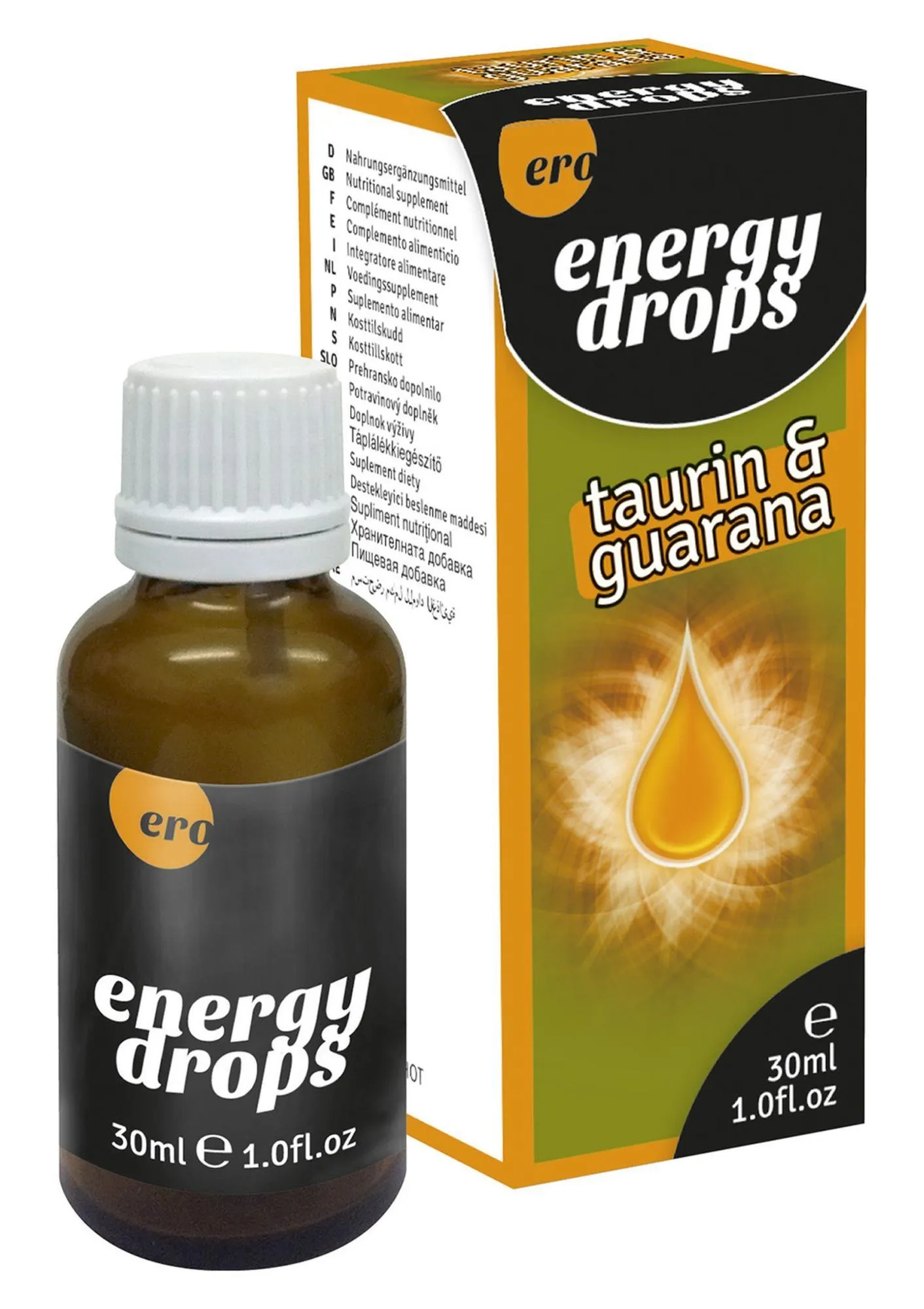 Energy Drops-30ml Taurin & Guarana  (m+w)