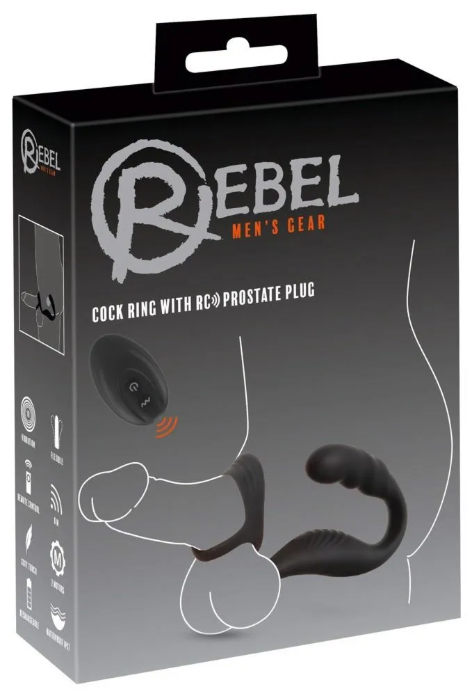 Rebel Cock Ring w RC Prostate