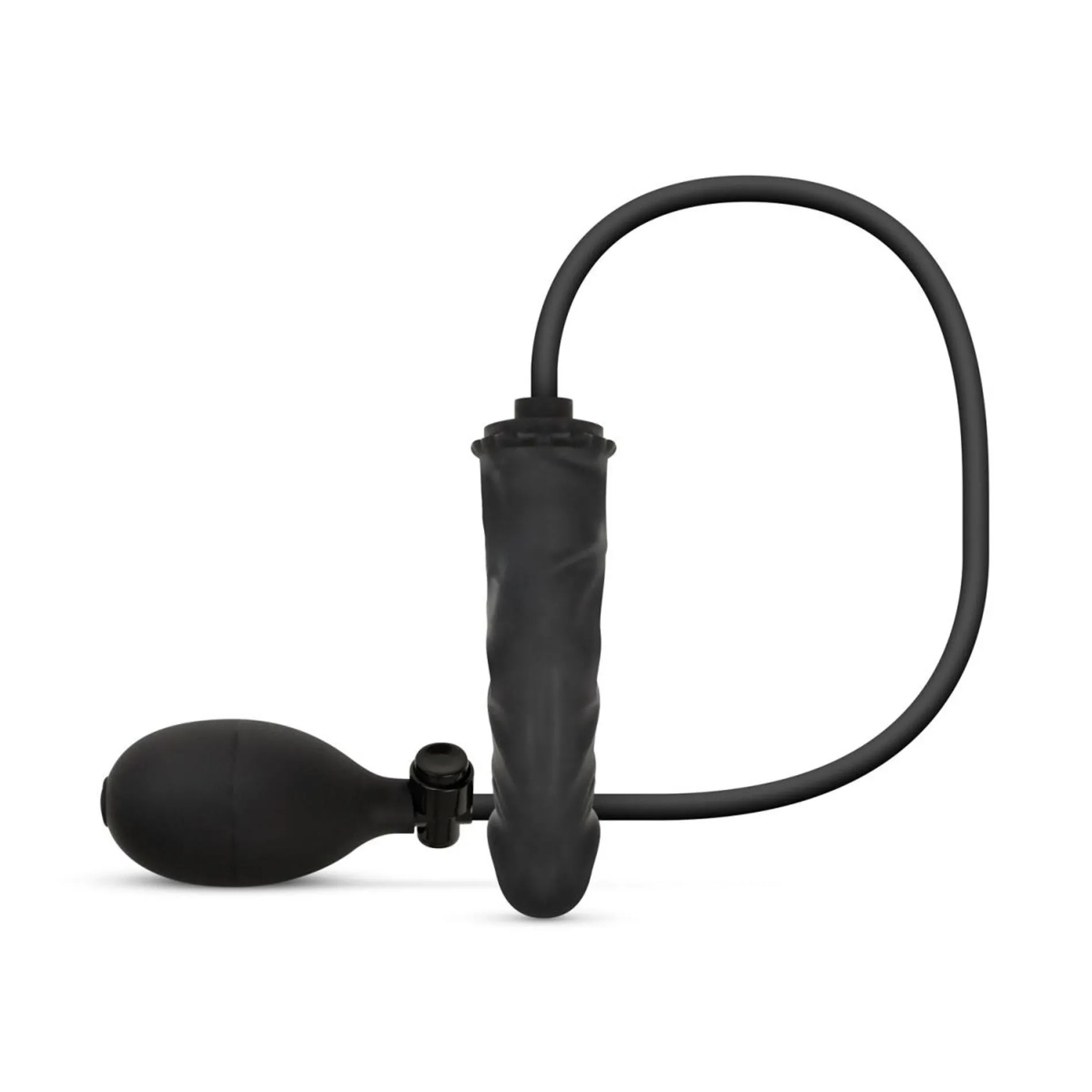 Anal Collection - Inflatable Dildo with Pump 14,5 cm - Black