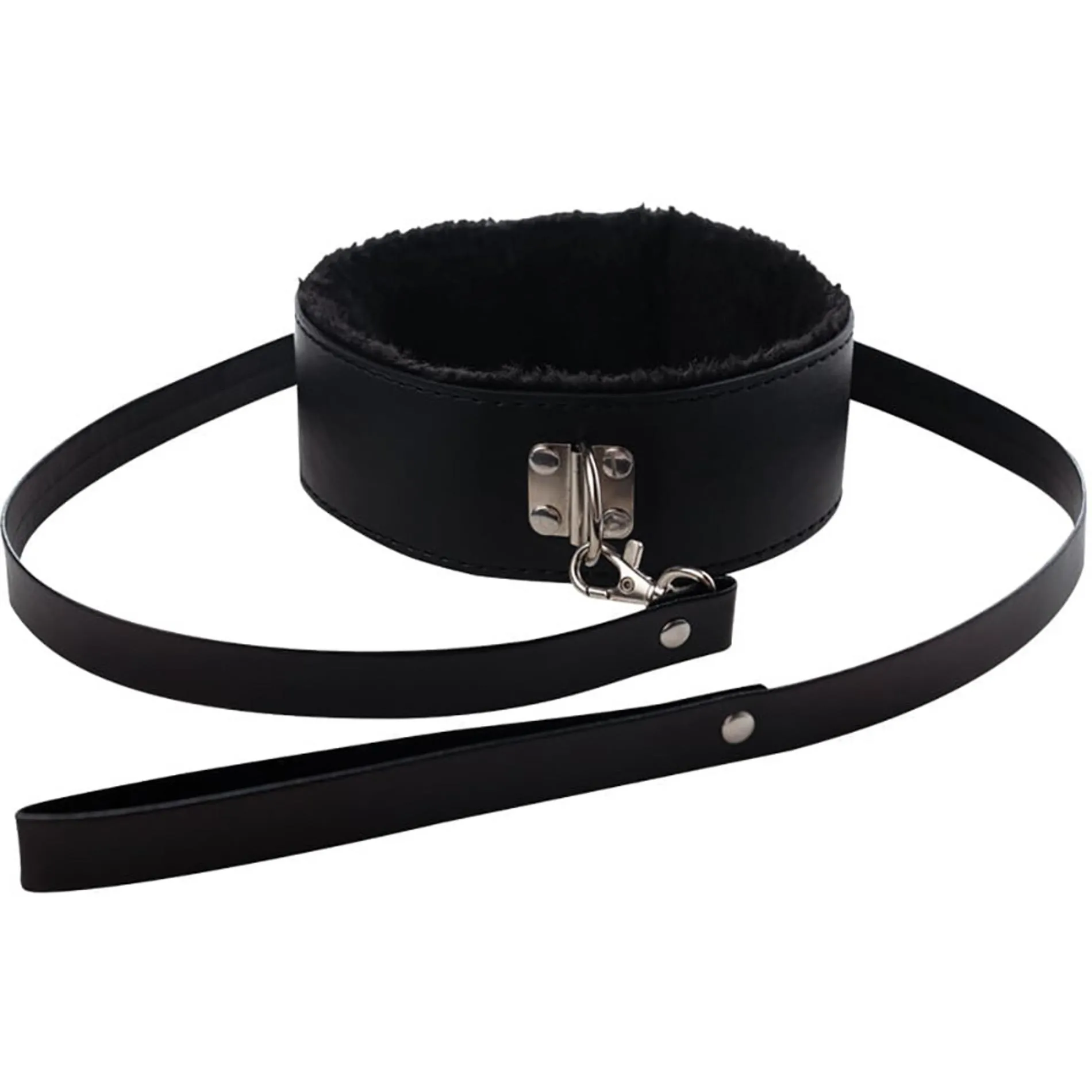 Collar with detachable leash