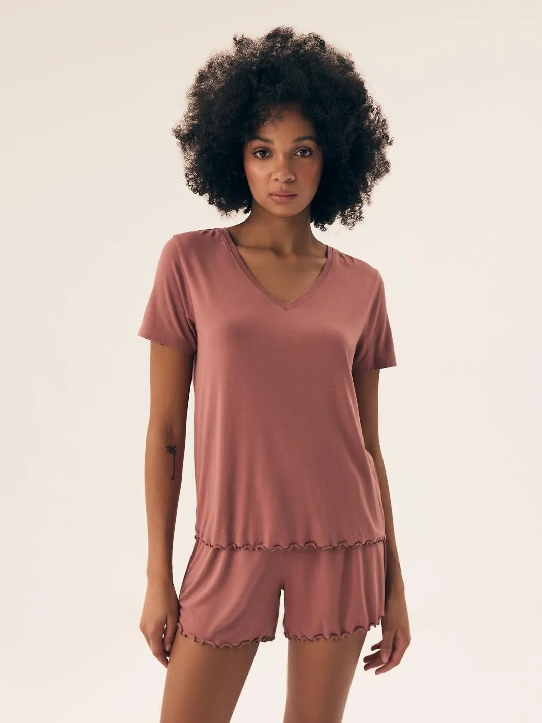 Piżama Noves 430222 Brudny Róż