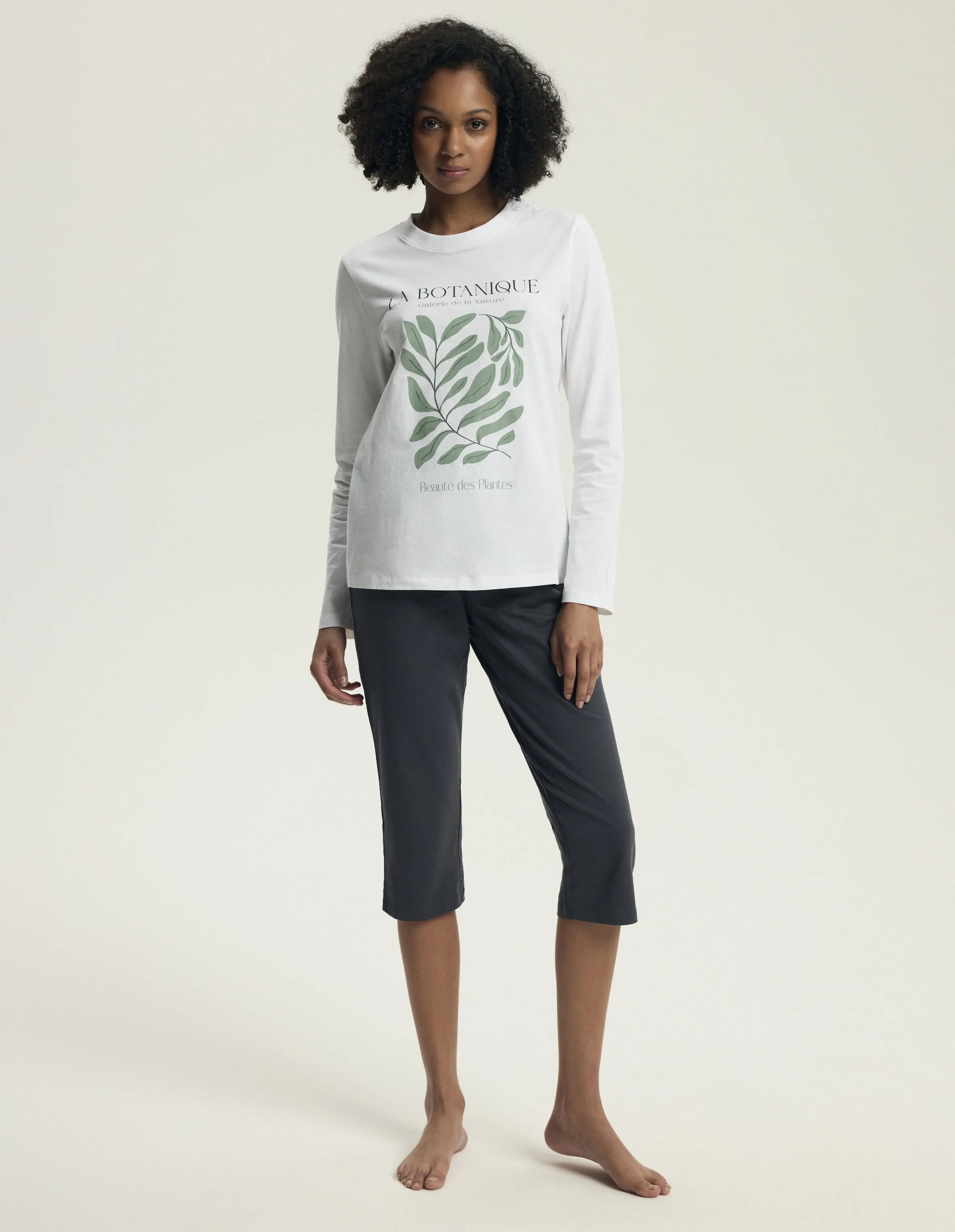 Piżama Danna 43686 Ecru