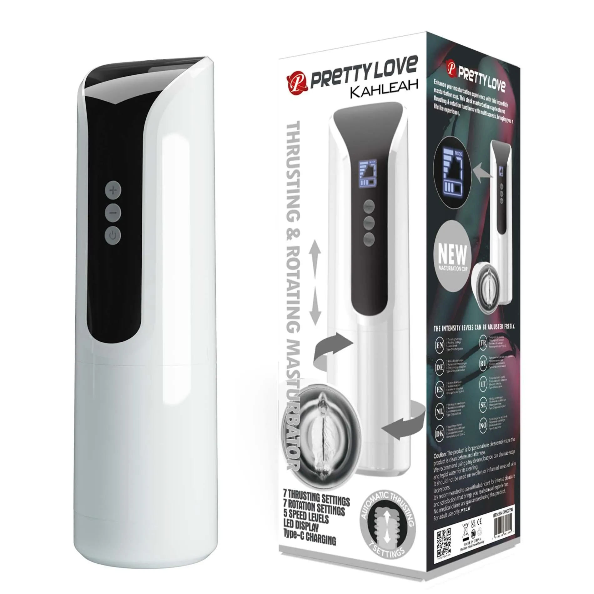 Pretty Love Kahleah Thrusting & Rotating Masturbator