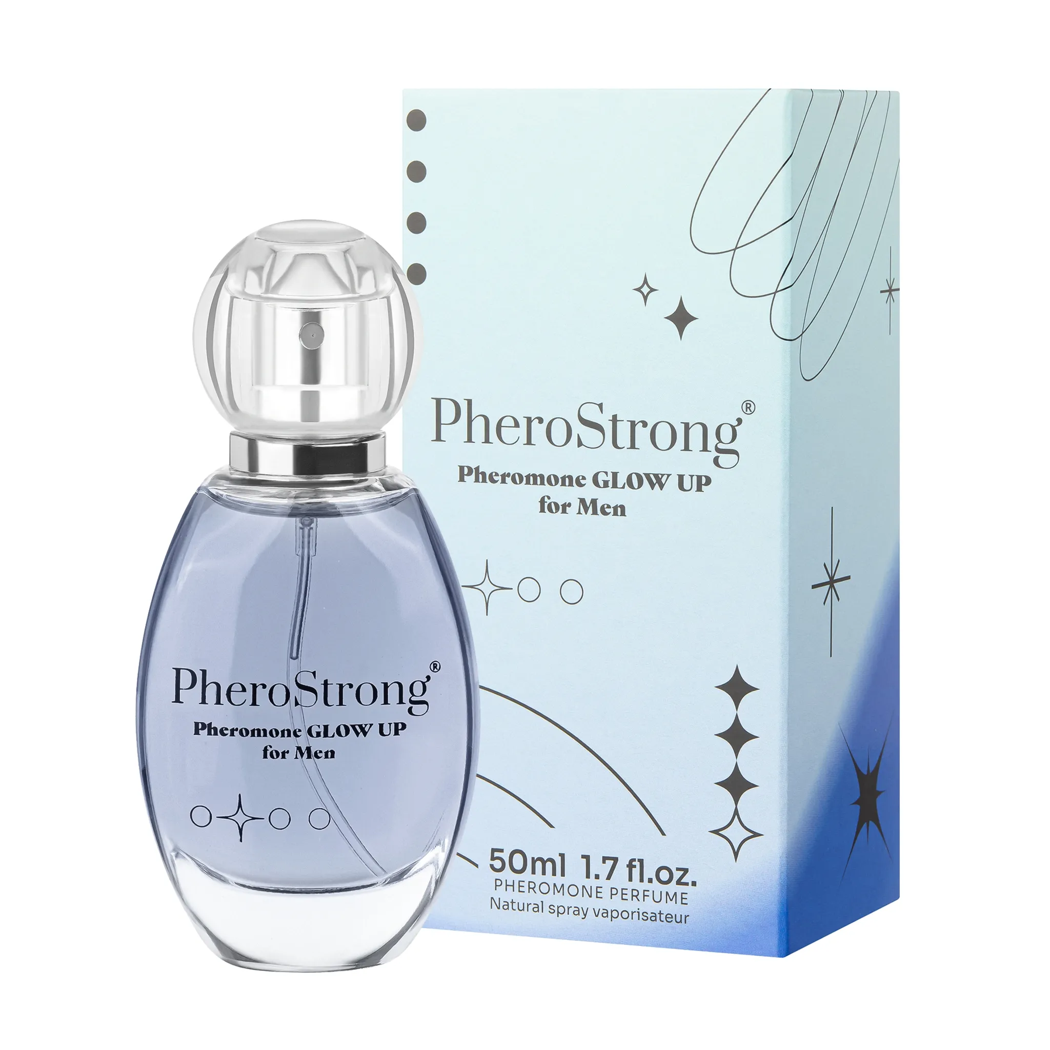 PheroStrong Pheromone Glow up for Men - perfumy z feromonami dla mężczyzn na podniecenie kobiet