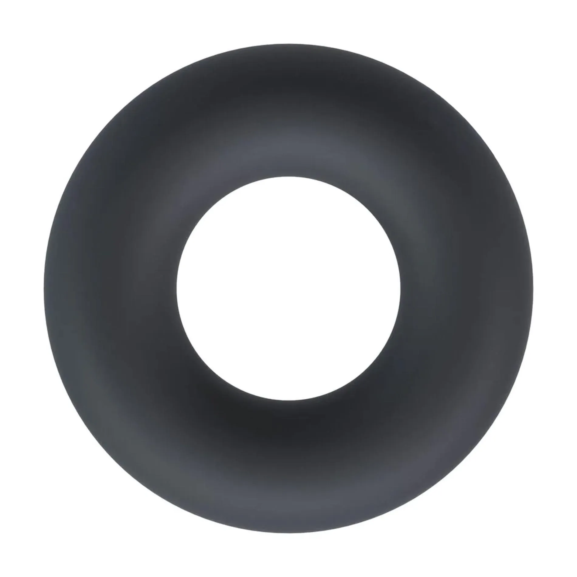 Solid Silicone Cockring - XS - Black
