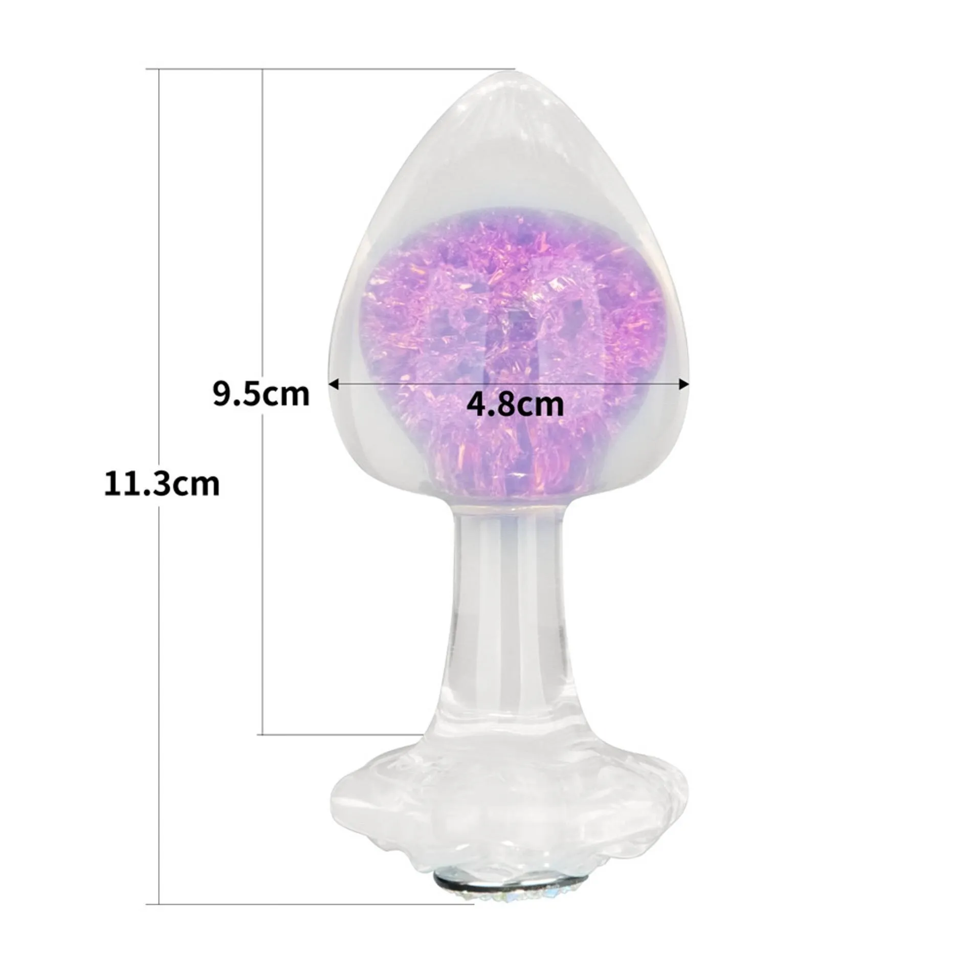 Gemoria Silicone Butt Plug - purple