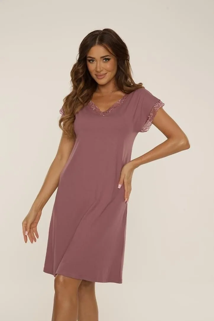 Koszula nocna Hezel 816 Jagodowa