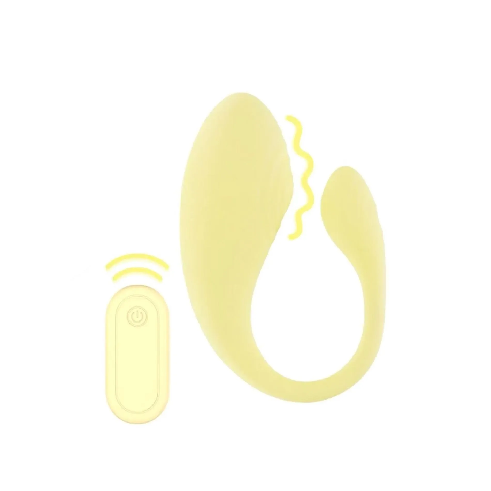 Vibrating G-Spot Vibe with Remote Control - Yellow