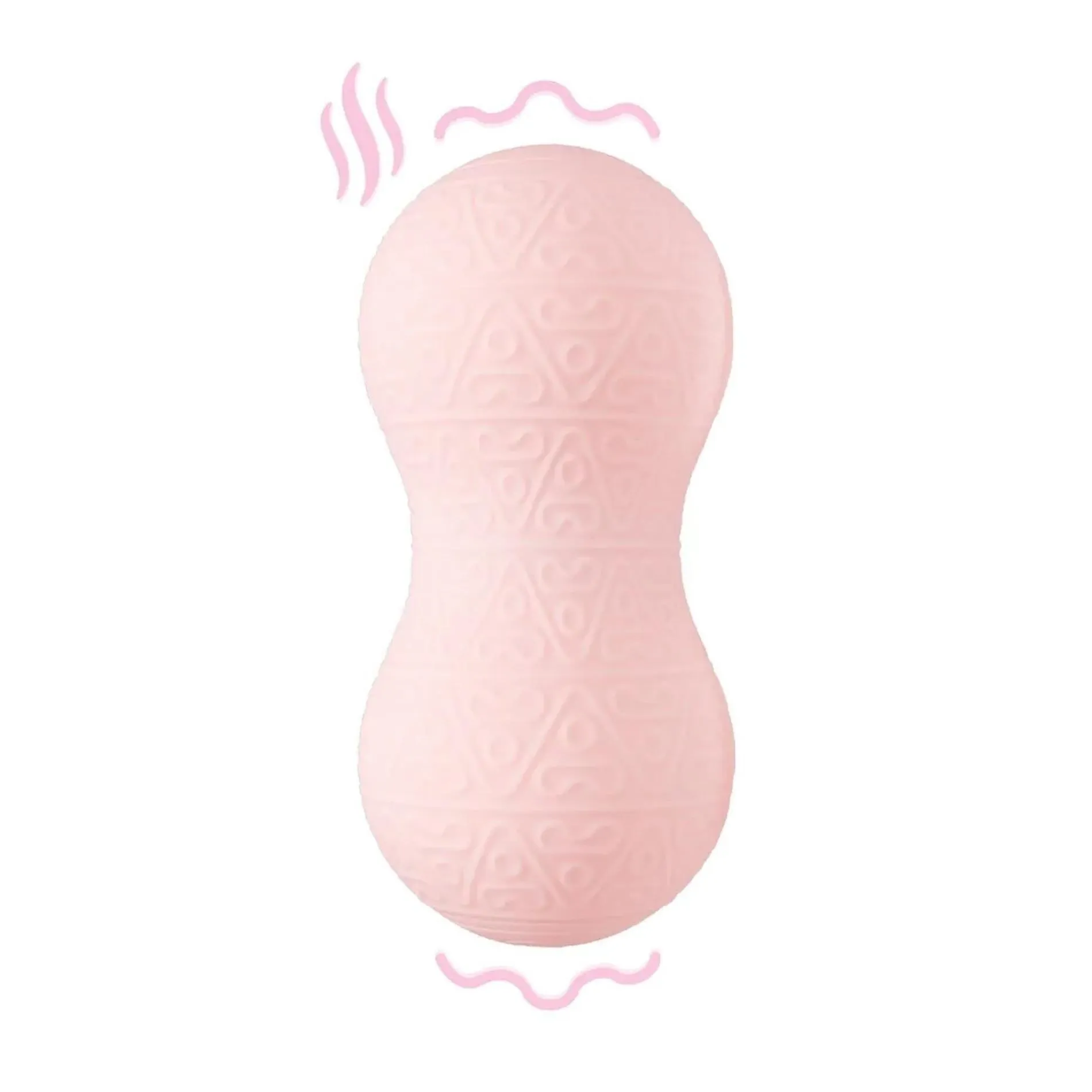 Vibrating and Heating Massager - Pink